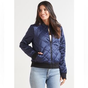 Blanc Noir Reversible Bomber Jacket Size M